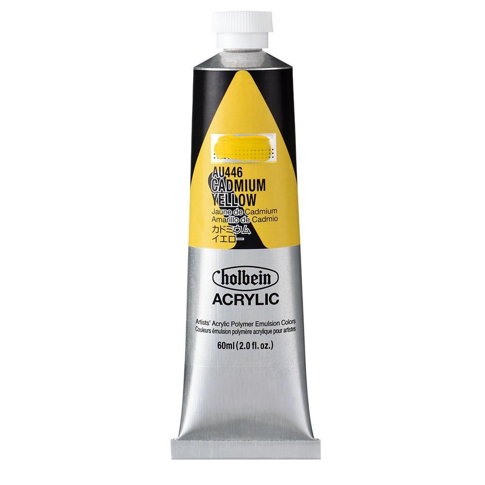 (3本セット) ホルベイン アクリリックカラー [ヘビーボディ] 60ml AU446 カドミウム イエロー