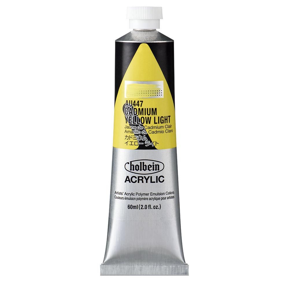 (3本セット) ホルベイン アクリリックカラー [ヘビーボディ] 60ml AU447 カドミウム イエロー ライト