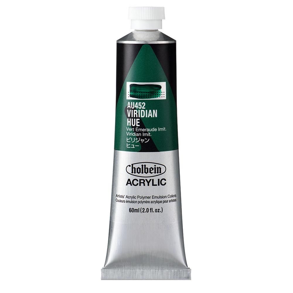 (3本セット) ホルベイン アクリリックカラー [ヘビーボディ] 60ml AU452 ビリジャン ヒュー