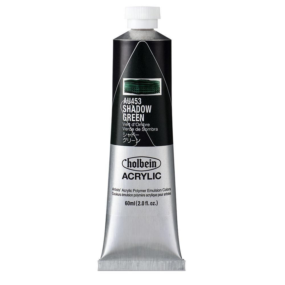 (3本セット) ホルベイン アクリリックカラー [ヘビーボディ] 60ml AU453 シャドー グリーン