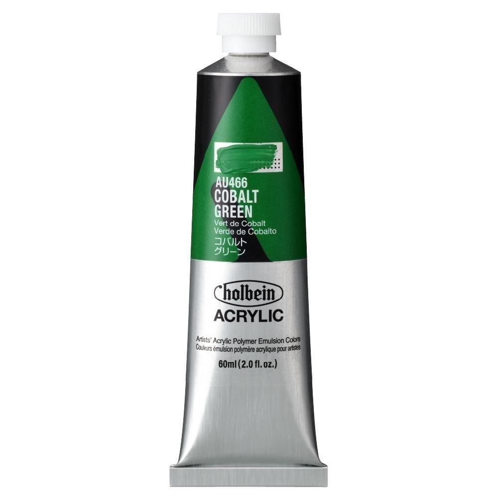 (3本セット) ホルベイン アクリリックカラー [ヘビーボディ] 60ml AU466 コバルト グリーン