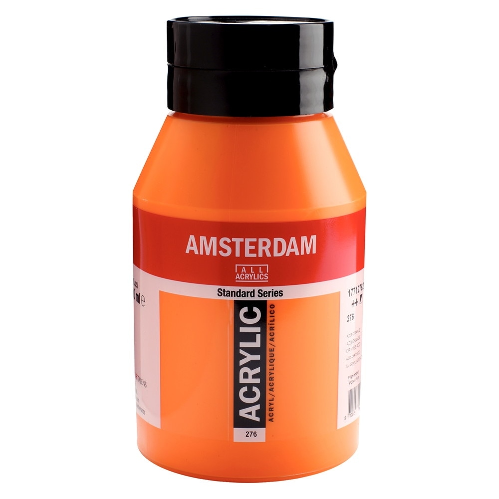 アムステルダム アクリリックカラー  1000ml #276 アゾオレンジ
 アクリル絵具