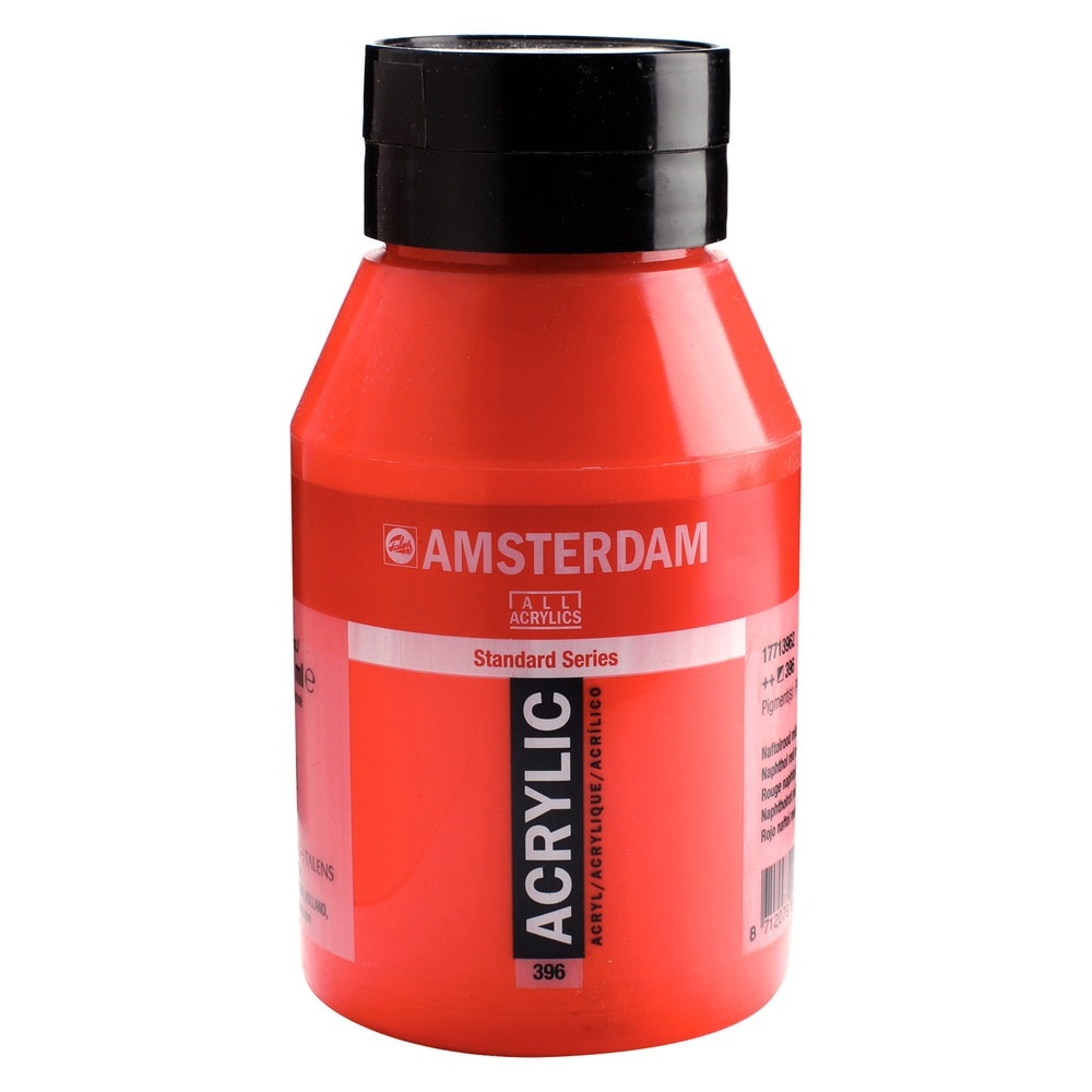 アムステルダム アクリリックカラー  1000ml #396 ナフトールレッドミディアム
 アクリル絵具