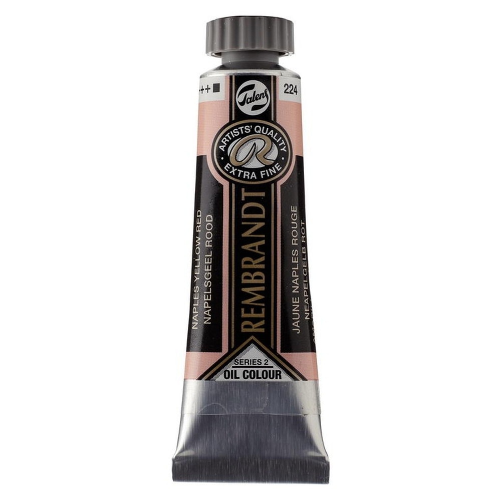 (3本セット) レンブラント 油絵具 5号 15ml #224 ネープルスイエローレッド