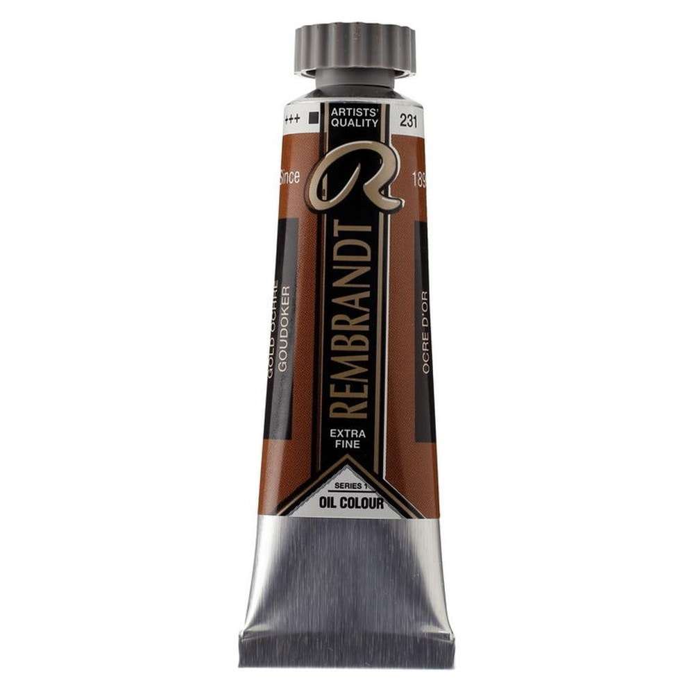 (3本セット) レンブラント 油絵具 5号 15ml #231 ゴールドオーカー