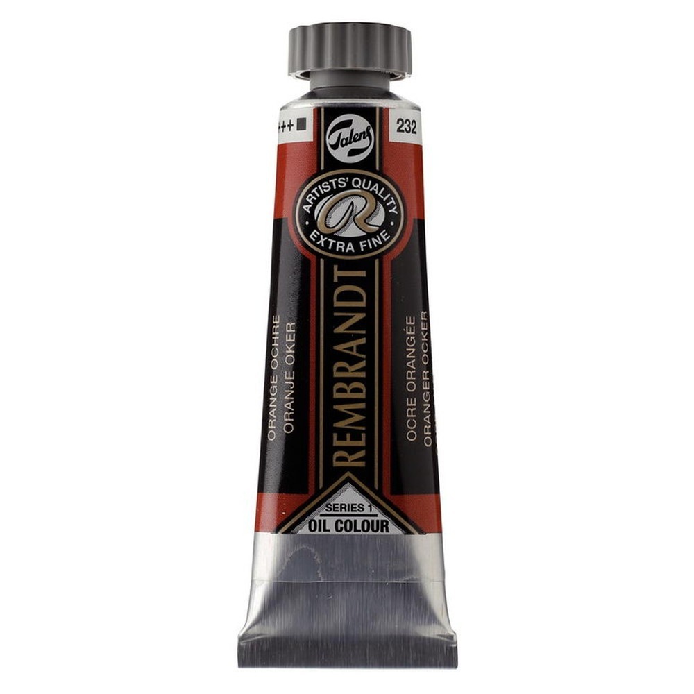 (3本セット) レンブラント 油絵具 5号 15ml #232 オレンジオーカー