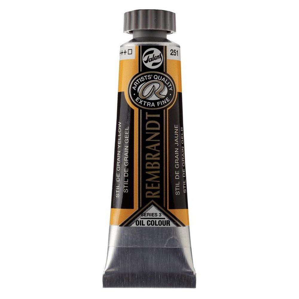 (3本セット) レンブラント 油絵具 5号 15ml #251 スティルグランイエロー
