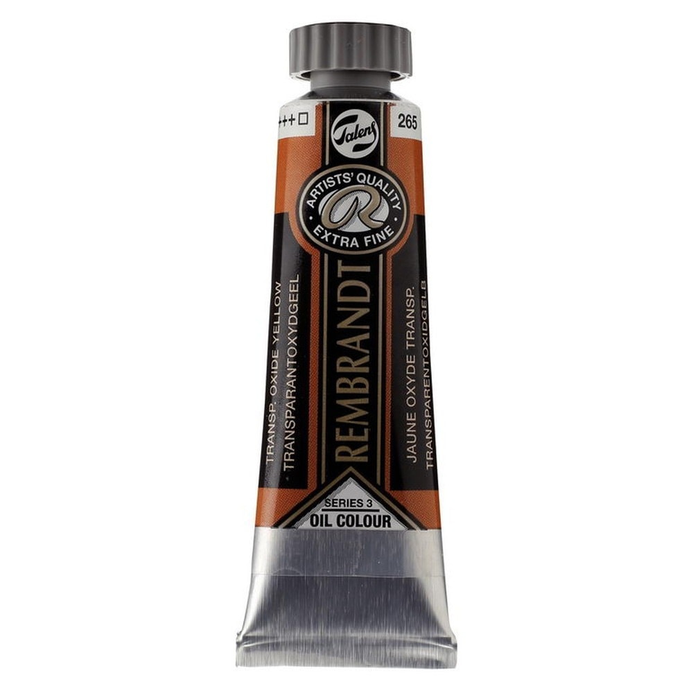 (3本セット) レンブラント 油絵具 5号 15ml #265 トランスペアレントオキサイトイエロー