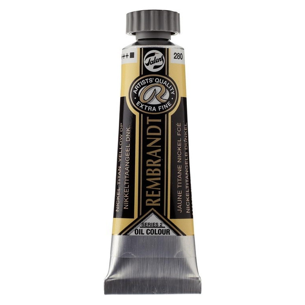 (3本セット) レンブラント 油絵具 5号 15ml #280 ニッケルチタニウムイエローディープ