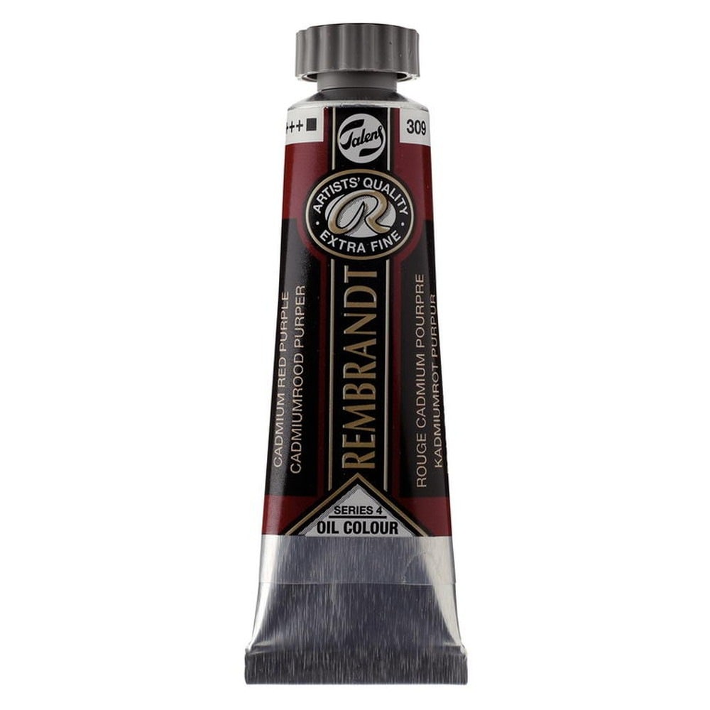 (3本セット) レンブラント 油絵具 5号 15ml #309 カドミウムレッドパープル