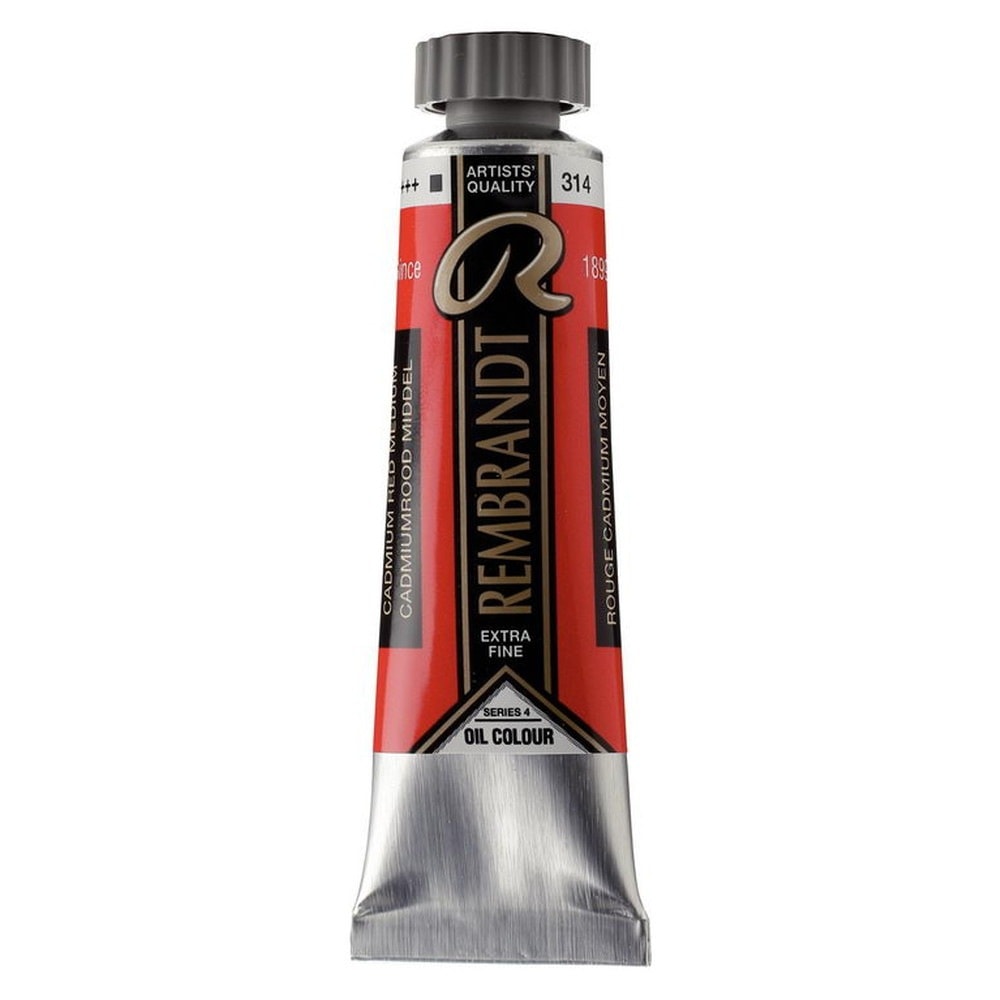 (3本セット) レンブラント 油絵具 5号 15ml #314 カドミウムレッドミディアム
