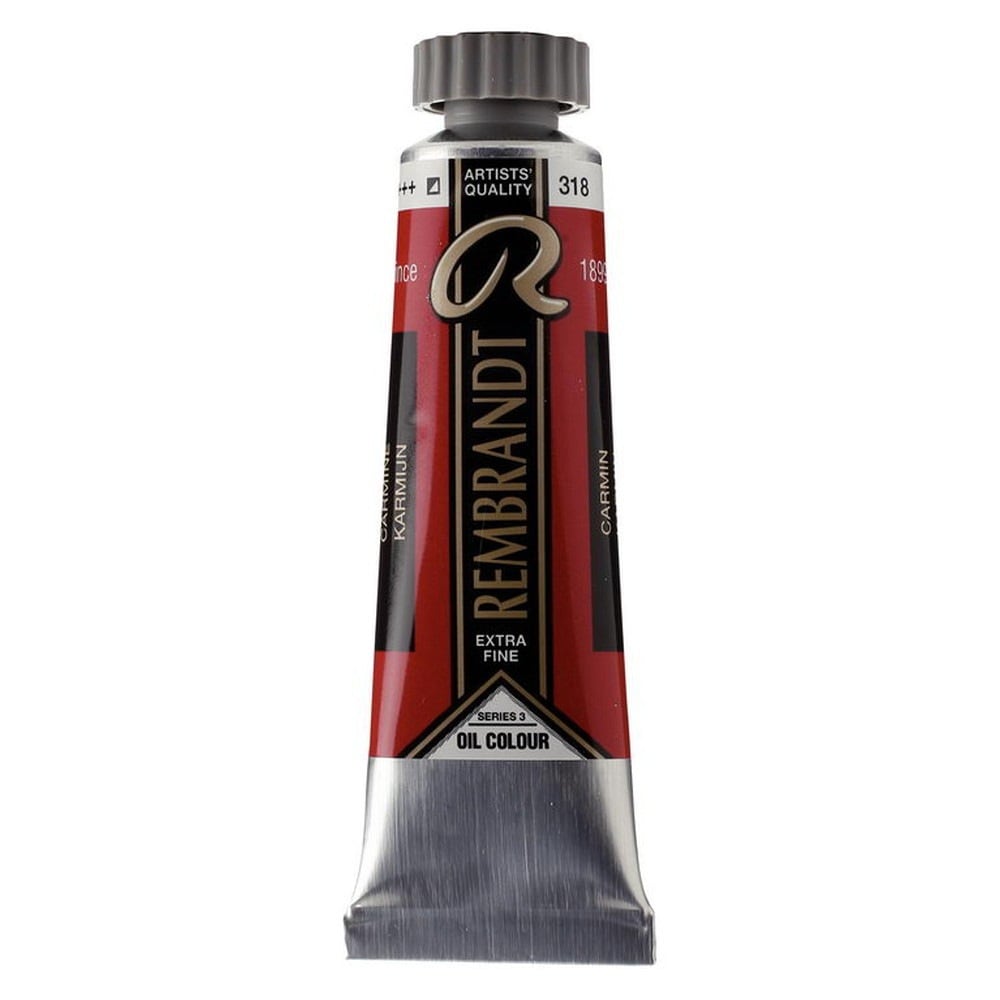 (3本セット) レンブラント 油絵具 5号 15ml #318 カーマイン