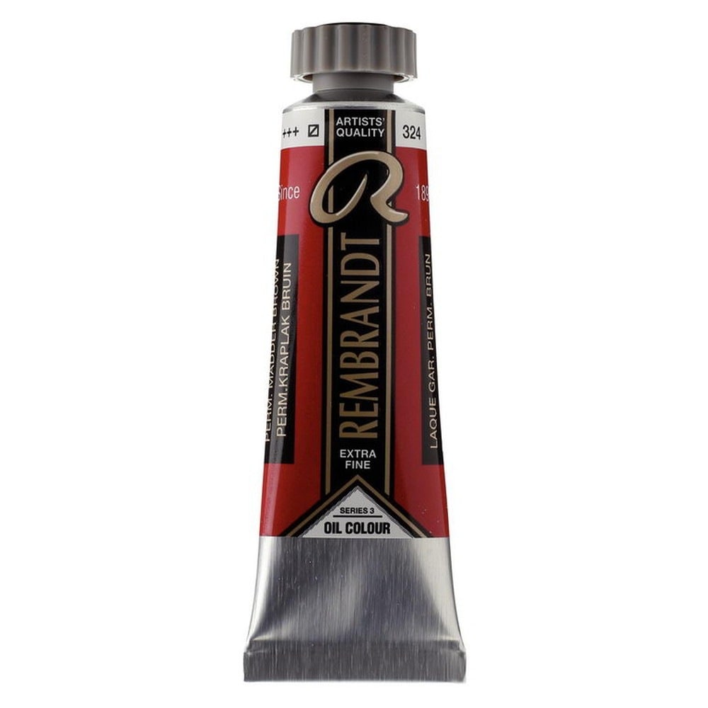 (3本セット) レンブラント 油絵具 5号 15ml #324 パーマネントマダーブラウン