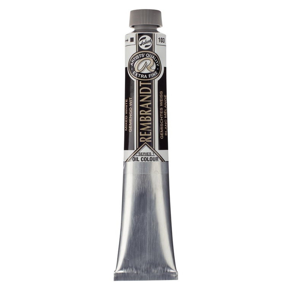 (3本セット) レンブラント 油絵具 10号 60ml #103 ミックスホワイト