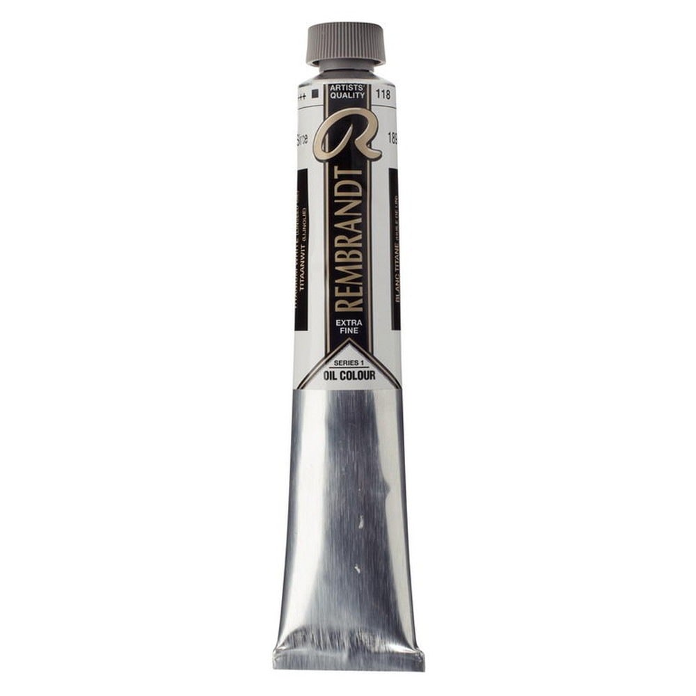 (3本セット) レンブラント 油絵具 10号 60ml #118 チタニウムホワイト(リンシードオイル)