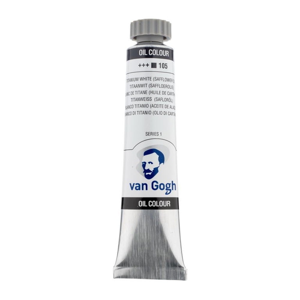 (3本セット) ヴァンゴッホ 油絵具 6号 20ml #105 チタニウムホワイト