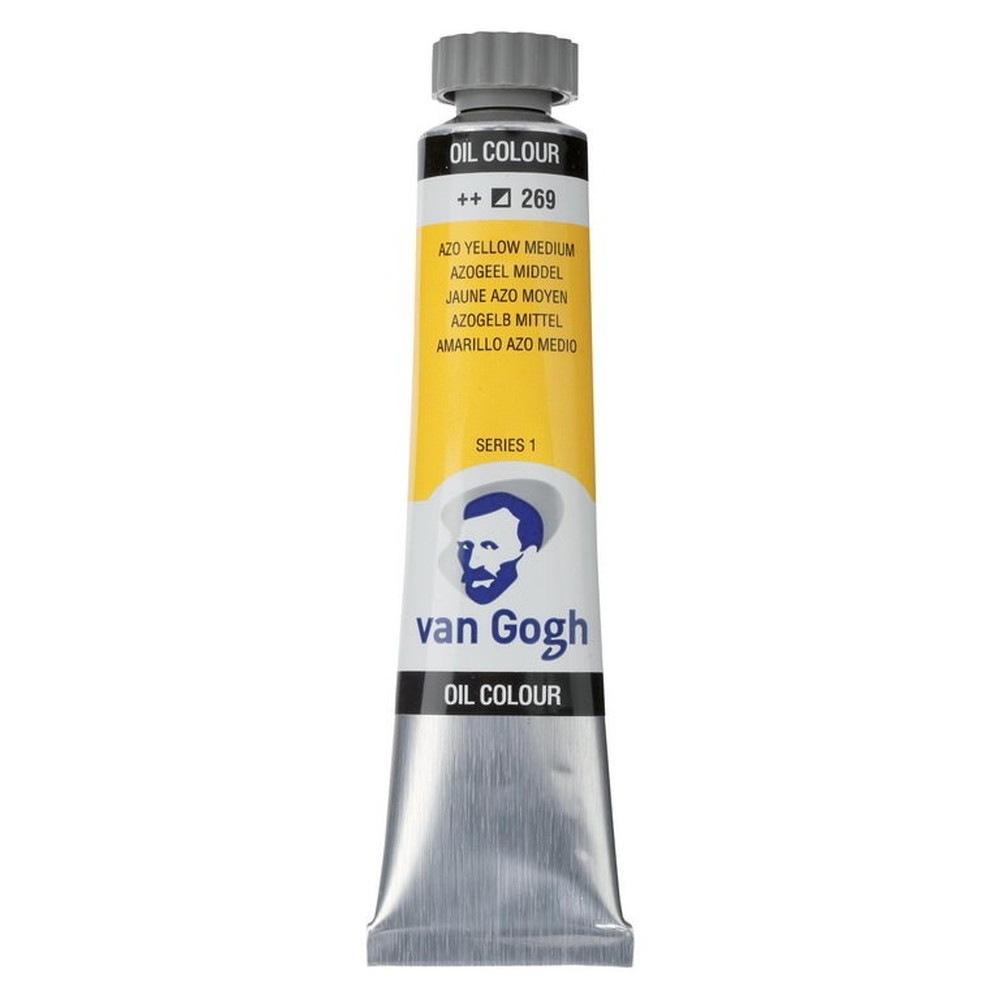 (3本セット) ヴァンゴッホ 油絵具 6号 20ml #269 アゾイエローミディアム