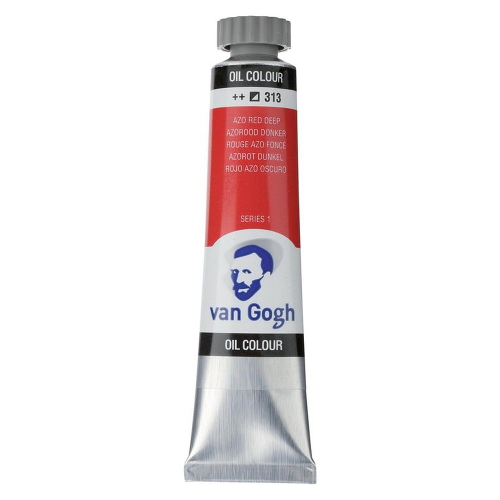 (3本セット) ヴァンゴッホ 油絵具 6号 20ml #313 アゾレッドディープ