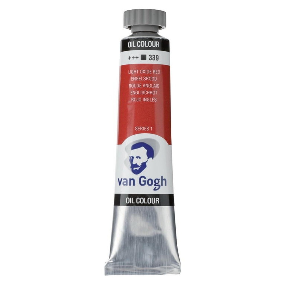 (3本セット) ヴァンゴッホ 油絵具 6号 20ml #339 ライトオキサイドレッド