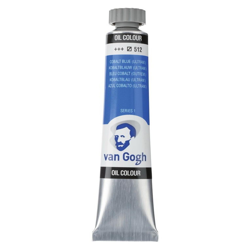 (3本セット) ヴァンゴッホ 油絵具 6号 20ml #512 コバルトブルー(ウルトラマリン)