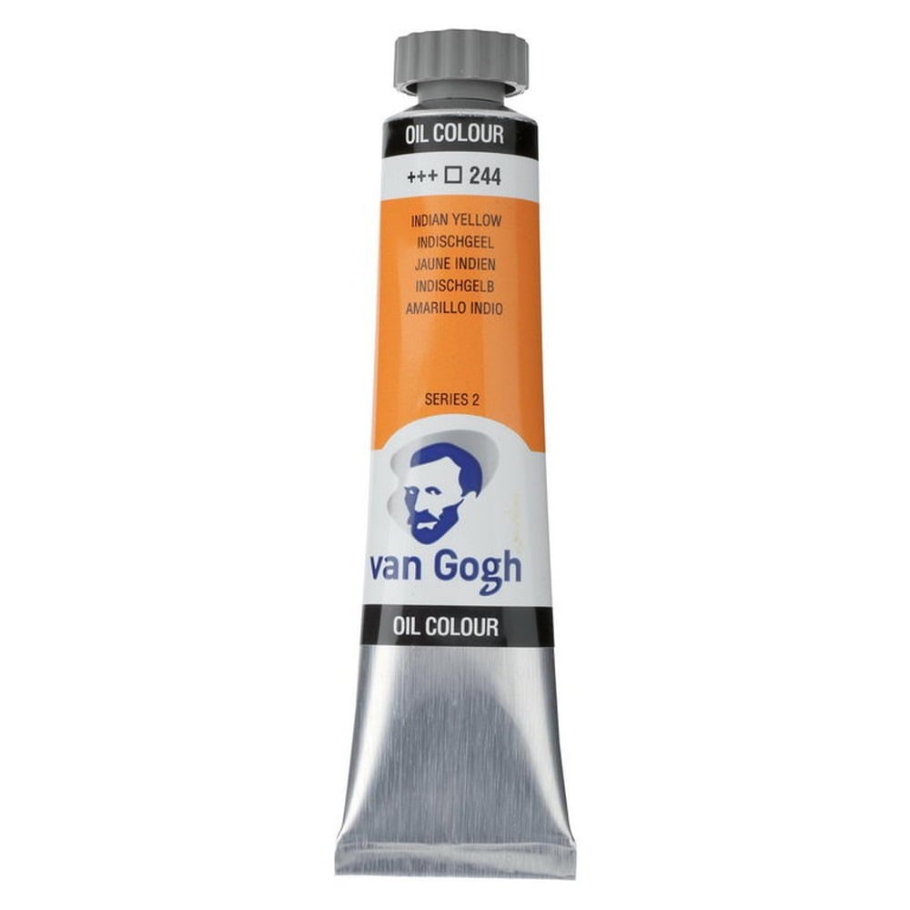 (3本セット) ヴァンゴッホ 油絵具 6号 20ml #244 インディアンイエロー