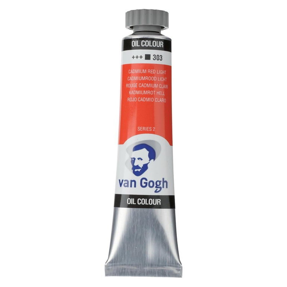 (3本セット) ヴァンゴッホ 油絵具 6号 20ml #303 カドミウムレッドライト
