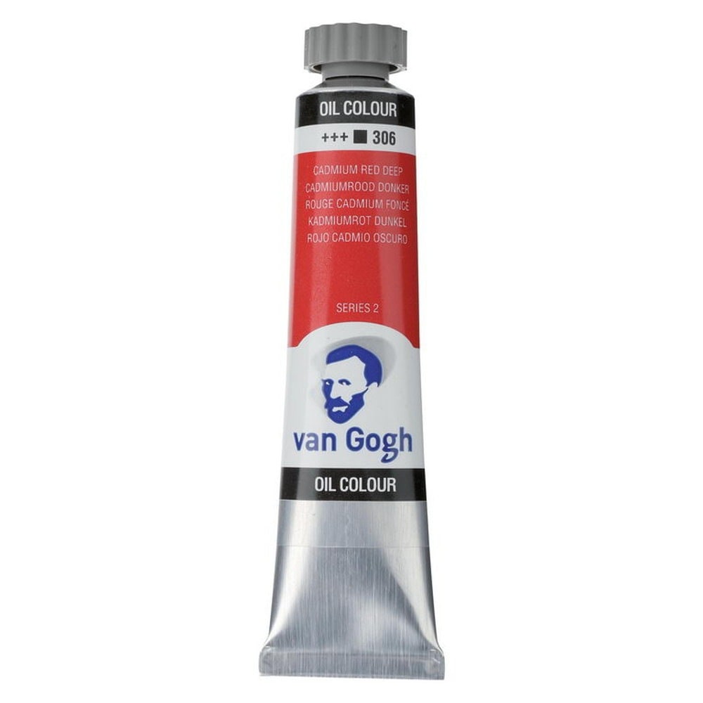 (3本セット) ヴァンゴッホ 油絵具 6号 20ml #306 カドミウムレッドディープ