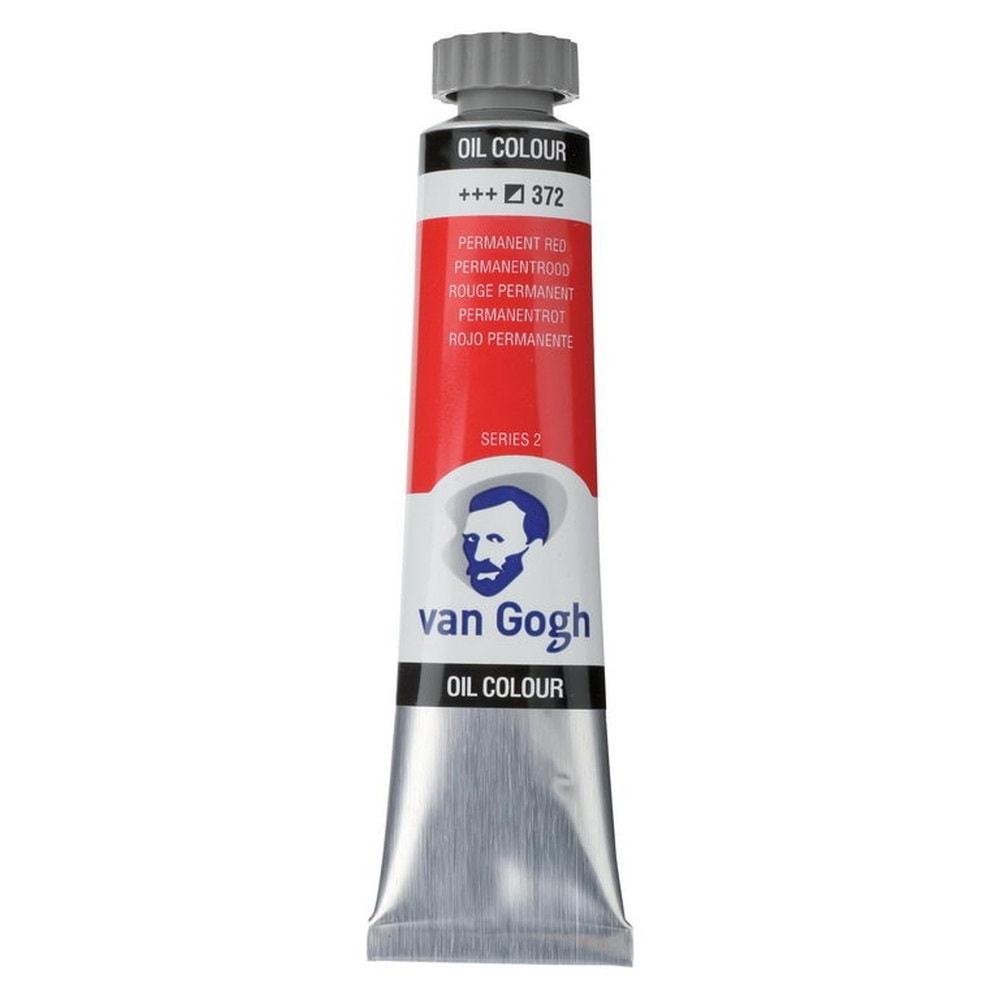 (3本セット) ヴァンゴッホ 油絵具 6号 20ml #372 パーマネントレッド