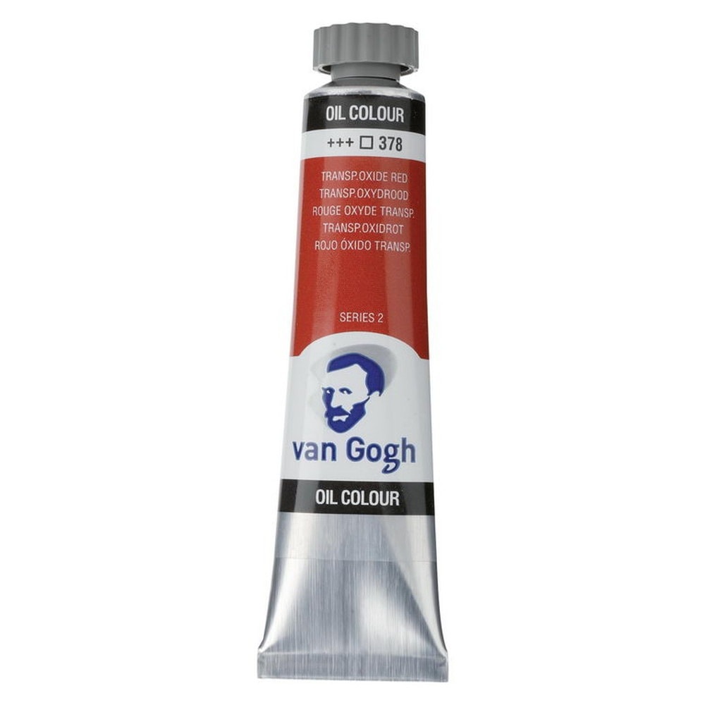 (3本セット) ヴァンゴッホ 油絵具 6号 20ml #378 トランスペアレントオキサイドレッド
