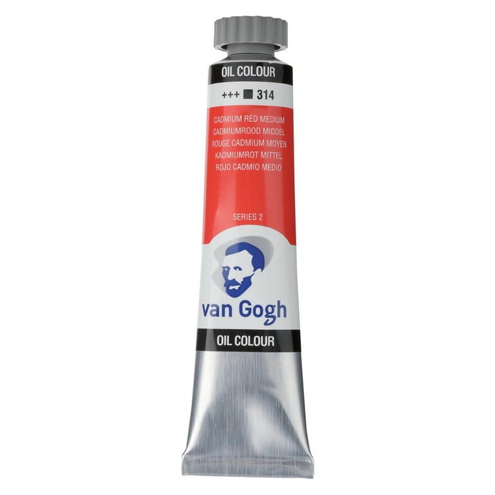 (3本セット) ヴァンゴッホ 油絵具 6号 20ml #314 カドミウムレッドミディアム