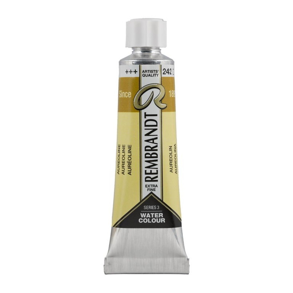 (3本セット) レンブラント 透明水彩絵具  10ml #242 オーレオリン