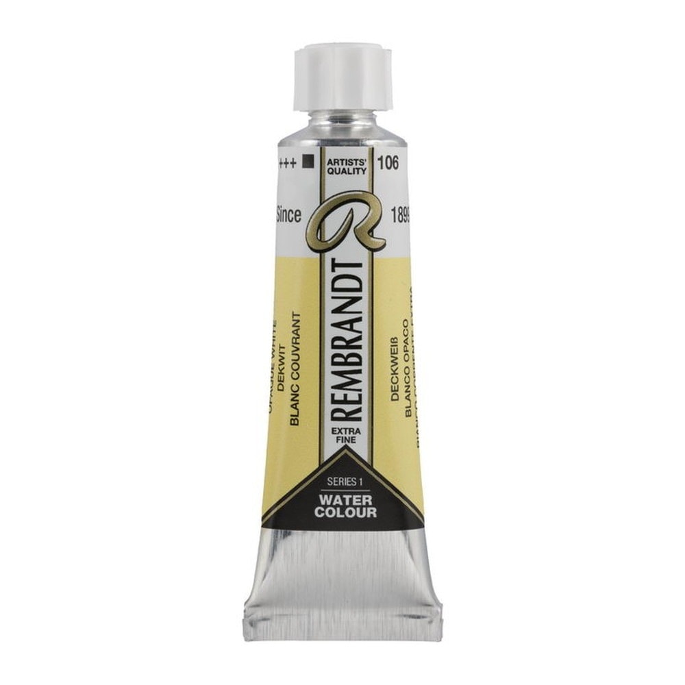 (3本セット) レンブラント 透明水彩絵具  10ml #106 オペークホワイト