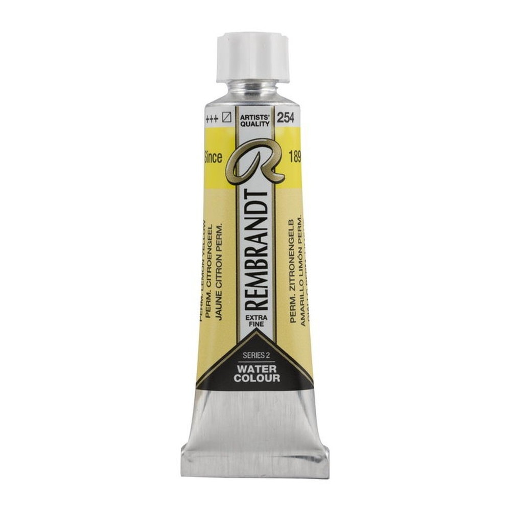 (3本セット) レンブラント 透明水彩絵具  10ml #254 パーマネントレモンイエロー