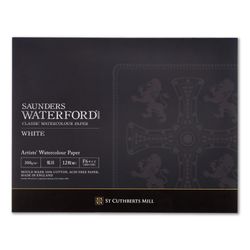 ウォーターフォード 水彩紙 ホワイト ブロック 300g 荒目 EHBR-F6 (270954)
