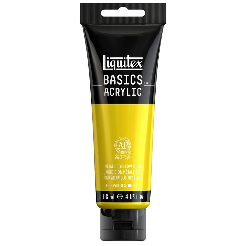 リキテックス ベーシックス 118mL 343 メタリック イエロー ゴールド (16005343)