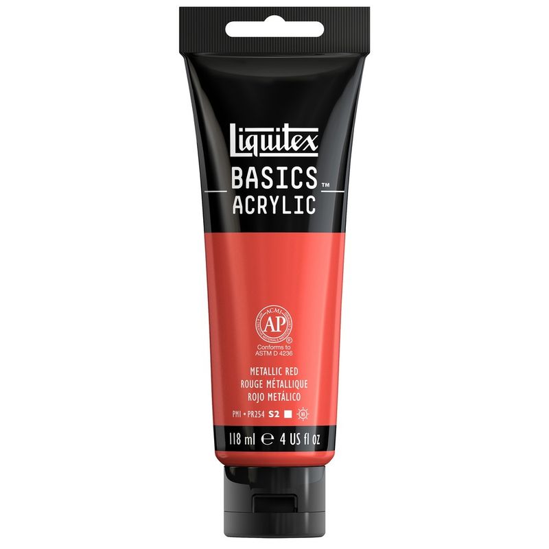 リキテックス ベーシックス 118mL 345 メタリック レッド (16005345)