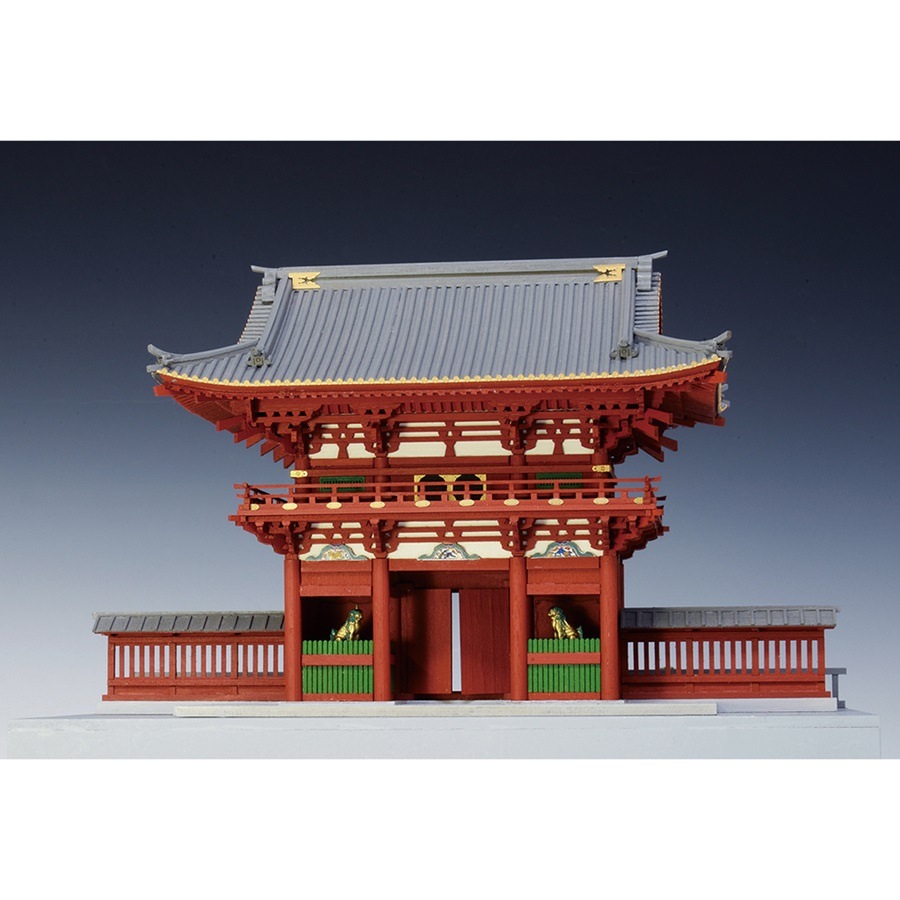 ウッディジョー 建築 1/75 久能山東照宮 楼門(塗装)