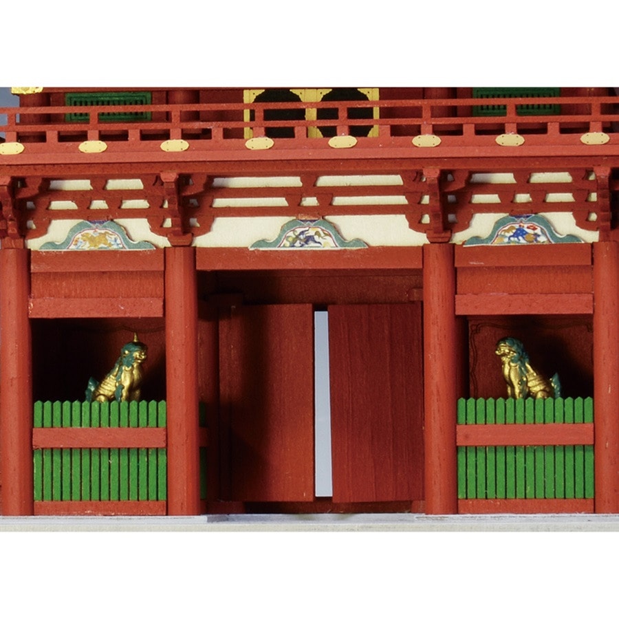 ウッディジョー 建築 1/75 久能山東照宮 楼門(塗装)
