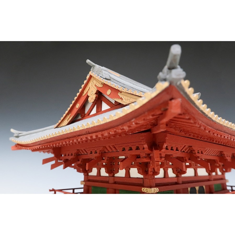 ウッディジョー 建築 1/75 久能山東照宮 楼門(塗装)