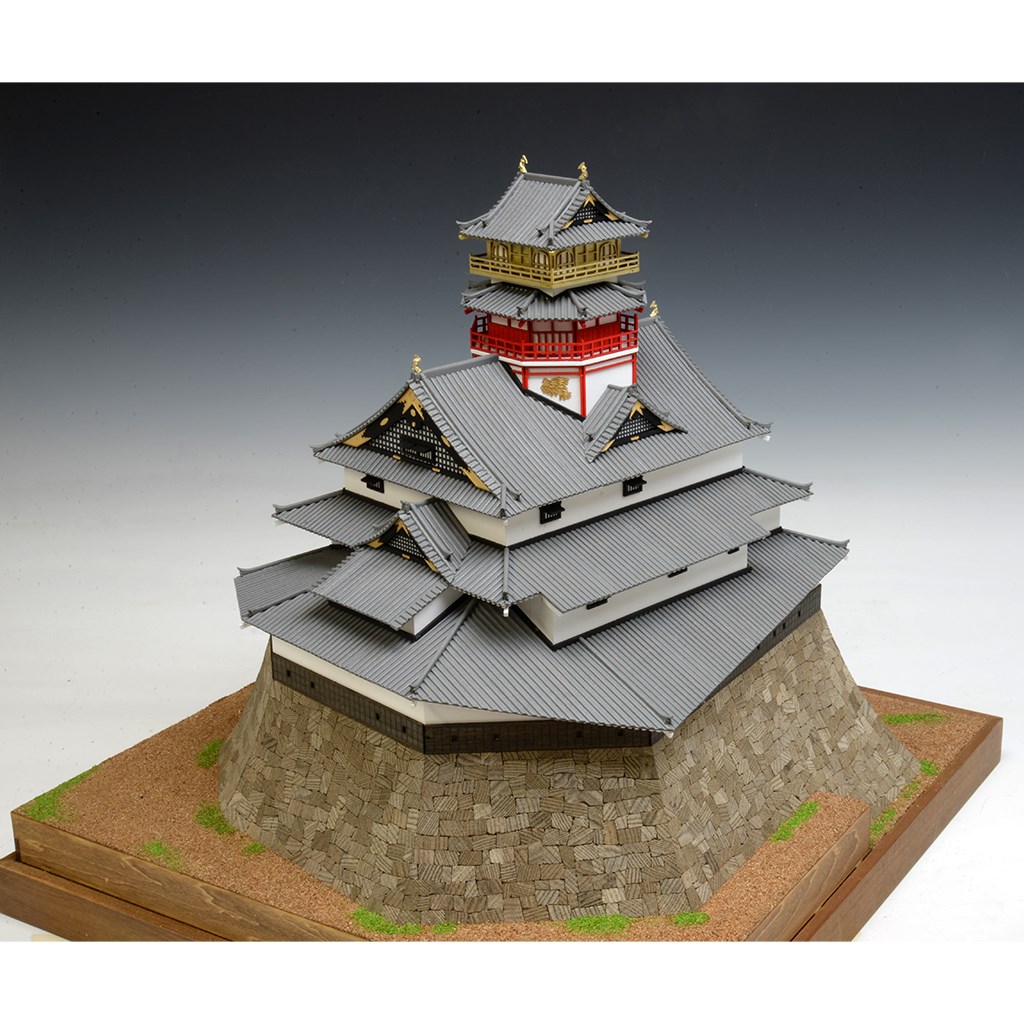 ウッディジョー 木製建築模型 1/150 安土城(改良版)