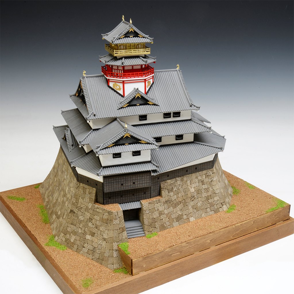 ウッディジョー 木製建築模型 1/150 安土城（改良版） | アーク