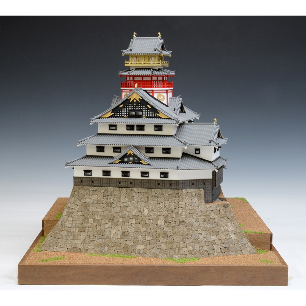 ウッディジョー 木製建築模型 1/150 安土城（改良版） | アーク