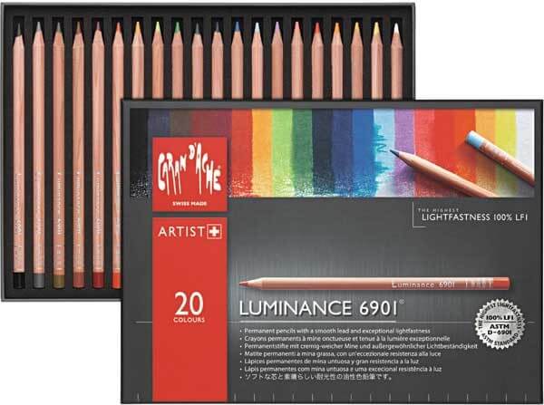 カランダッシュ 6901-720 ルミナンス 油性色鉛筆 20色セット (紙箱