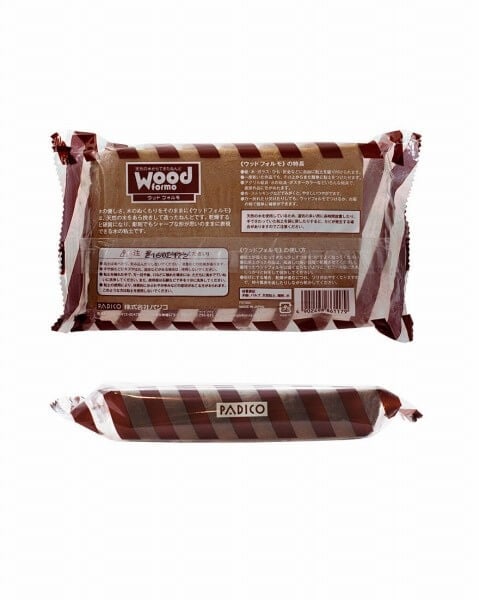 30個入／箱] パジコ 木質粘土 ウッドフォルモ [茶色] 500g
