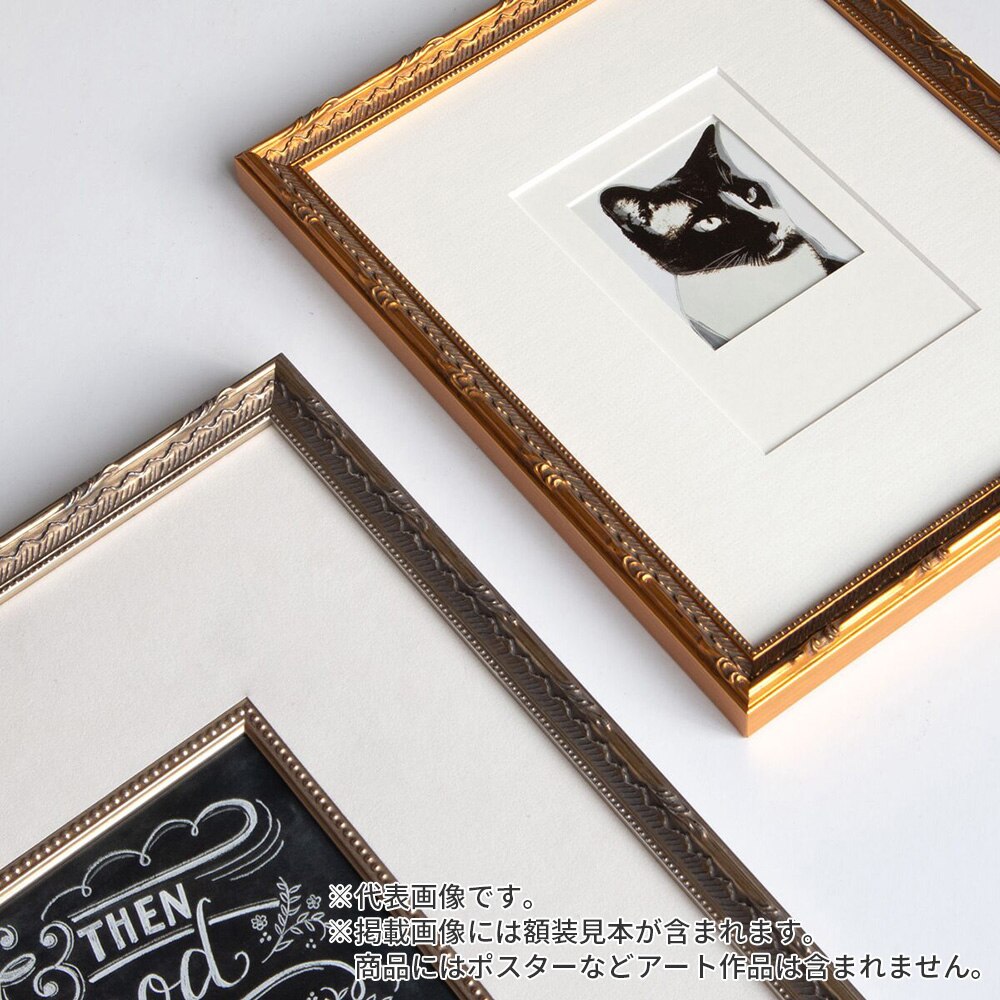 正方形額 プティカレ 銀 30角 額内寸(300×300mm) 表面(アクリル) ラーソン・ジュール