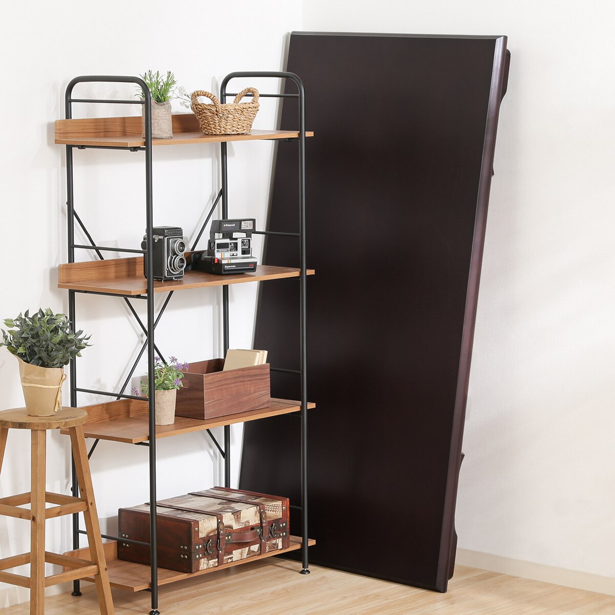 送料無料】不二貿易 折脚和風座卓 紫檀色 TLM-15075【メーカー直送・代