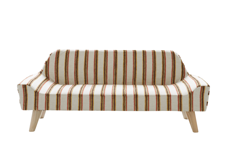 AREA JAPAN sofa SOL 2P Fabric＋ottomanブルー AREA JAPAN sofa SOL 2P Fabric＋ottomanブルー