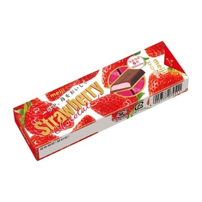 明治 ストロベリーチョコレートスティックパック10枚 | 【サージュお