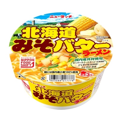 ヤマダイ ニュータッチ 北海道みそバターラーメン107g(10918