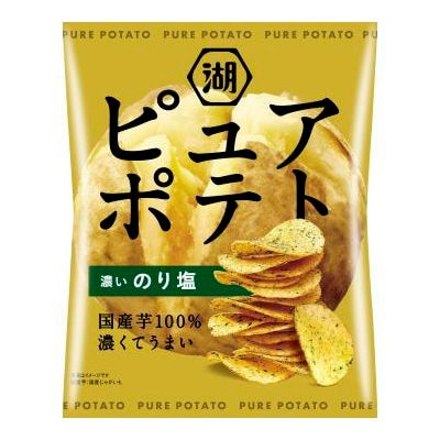 湖池屋 ピュアポテト 濃いのりしお 52g | 【サージュお任せ.com】